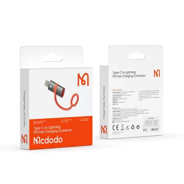 MCDODO OT-0510 Adapter Type C To Lightning 36W PD Fast Charging