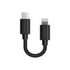 Powerology USB-C to Lightning Connector Cable 0.25m - Black