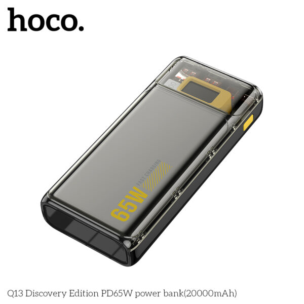 Hoco Q13 20000mAh PD65W LED Digital Display Portable Charging Power Bank