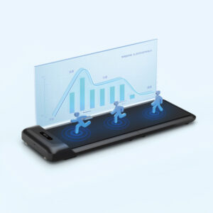 xiaomi kingsmith walkingpad c2 treadmill led display 6 km h foldable bluetooth silent connected black 2