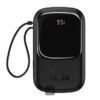 Baseus Qpow Digital Display QC Power Bank 10000mAh 22.5W with Type-C Cable - Black