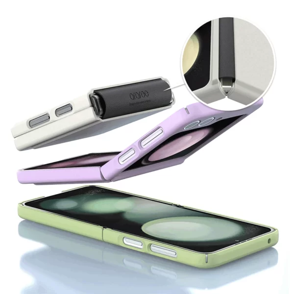 Araree Z Flip 5 Aero Flex Case With Dual Layer Protection - Lavender