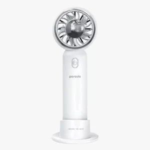 Porodo Lifestyle Portable Handheld Turbo Cooling Fan - White