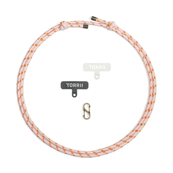 Torrii Knotty Adjustable Phone Strap 6mm Rope - Peach