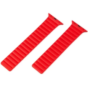 Torrii Saturn Silicone Magnetic Apple Watch Band For 49 / 45 / 44 / 42 mm - Red