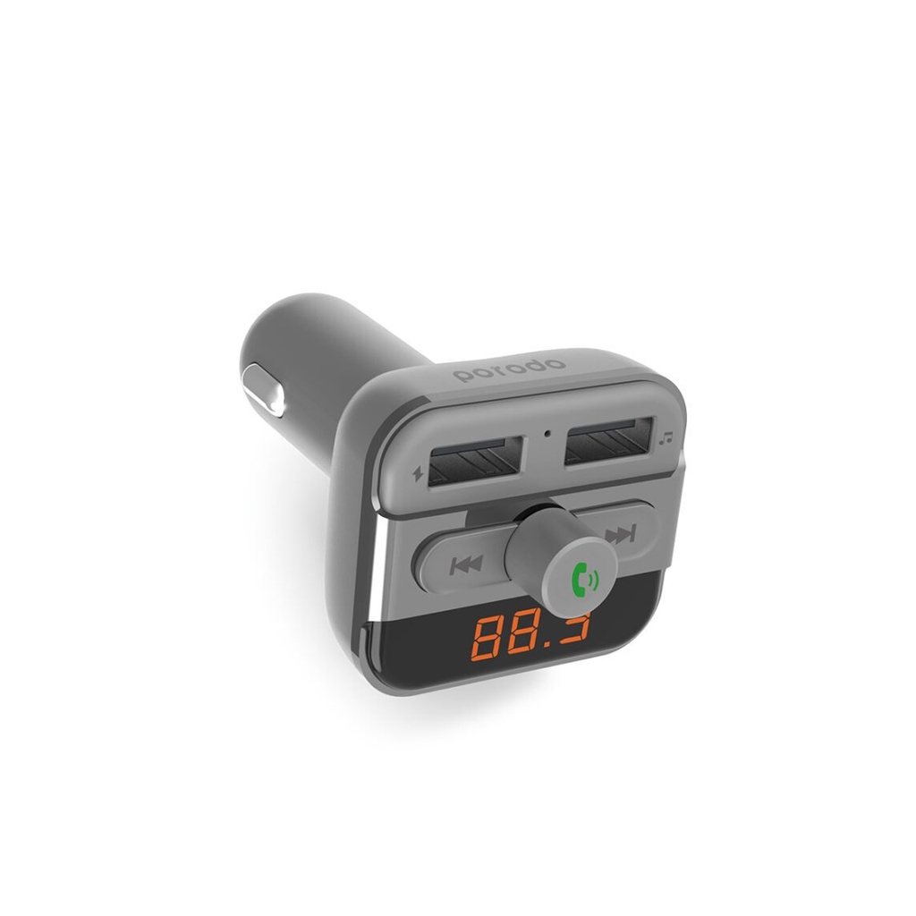 Powerology Bluetooth FM Transmitter Pro Car Charger: Fast Charging