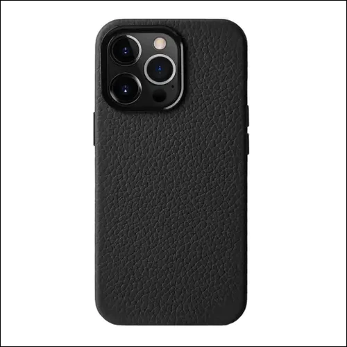 Melkco Origin Paris Magsafe Leather Case For iPhone 14 Pro - Black