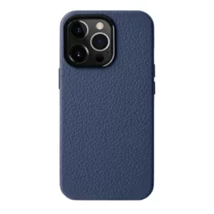 Melkco Origin Paris Magsafe Leather Case For iPhone 14 Pro - Dark Blue