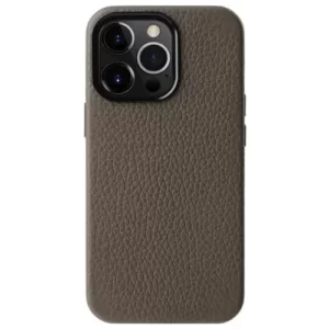 Melkco Origin Paris Magsafe Leather Case For iPhone 14 Pro - Grey