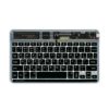 Porodo Crystal Shell Ultra-Slim Keyboard - Transparent/Black