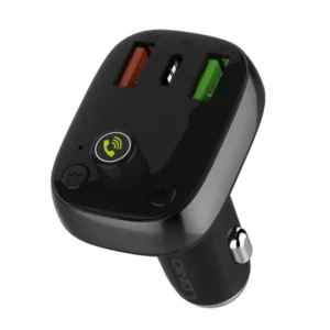 LDNIO Bluetooth FM Transmitter With Triple USB Charger with Type-c Cable