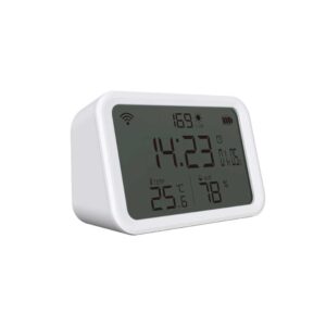 Porodo WiFi Smart Clock Ambience Sensor - White