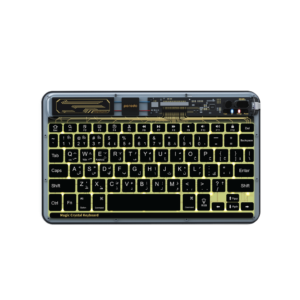 PD TRPBTKB BK Porodo Crystal Shell Ultra Slim Keyboard