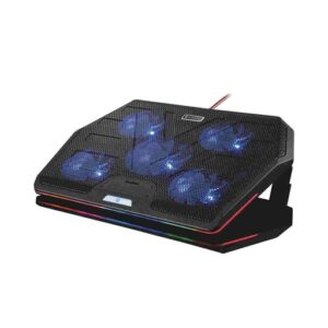 Porodo Gaming Cooling Pad With Multi Fan - Black