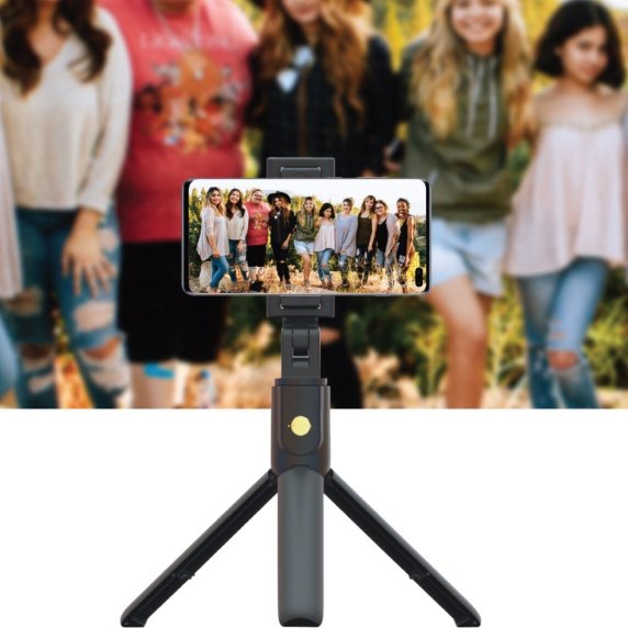 Porodo Bluetooth Selfie Stick with Tripod Stand Detachable Remote Shutter 4