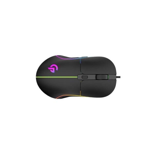 Porodo Gaming Mouse 7D Wired 6 Breathing RGB Rubberized Surface2