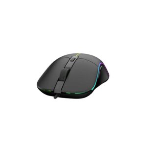 Porodo Gaming Mouse 7D Wired 6 Breathing RGB Rubberized Surface3