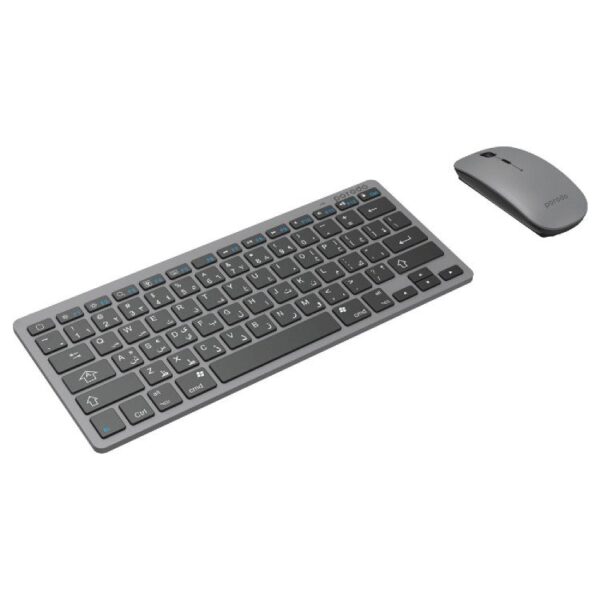 Porodo Wireless Super Slim and Portable Bluetooth Keyboard with Mouse English Arabic