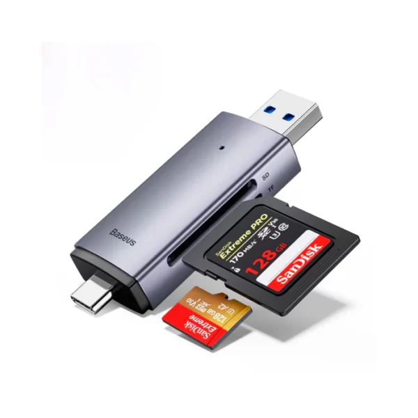 Baseus Airjoy USB-A & Type-C to SD/TF Card Reader