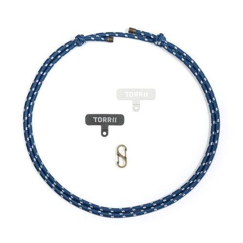 Torrii Knotty Adjustable Phone Strap 6mm Rope - Blueberry