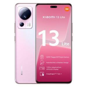 Xiaomi 13 Lite 5G Dual SIM 8GB + 256GB Phone - Lite Pink