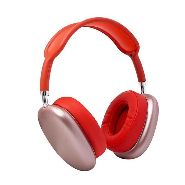 P9 Pro Max Wireless Bluetooth Headphones - Pink/Red