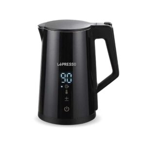 LePresso Smart Cordless Electric Kettle with LED Display 1.7L 2200W - Black