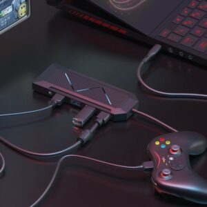 Porodo Gaming 9 in 1 USB C Hub Gamers Edition 1