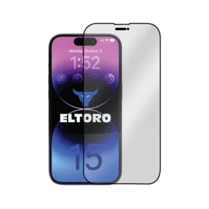 Eltoro Double Strong CF Screen Protector For Iphone 15 (6.1) - Clear/Black