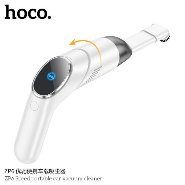 Hoco ZP6 – Cordless Vacuum Cleaner With HEPA Filter For Use In The Car / Home.