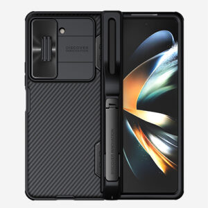 Nillkin Camshield Fold Case Pen Holder Version Cover Case for Samsung Galaxy Z Fold 5 - Black