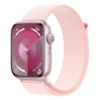 Apple Watch Series 9 GPS 45mm Pink Aluminium Case with Sport Loop - Light Pink