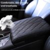 Leather Car Armrest Box Pad - 2023 New Waterproof Car Center Console Cover Pad
