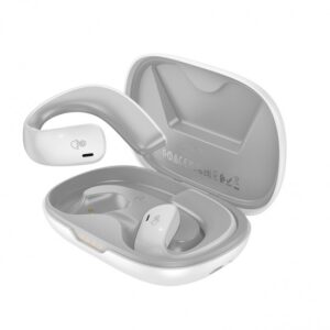 HOCO EQ4 TWS Bluetooth 5.3 Sports Headphones HiFi Stereo 500mAh Battery - White