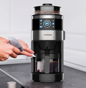 Purchase LePresso Black Rechargeable Coffee Grinder Now Online
