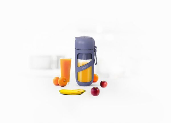 Porodo LifeStyle Vacuum Fresh Portable Juicer & Smoothie Blender 380mL 1500mAh - Purple
