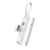 Aspor A331 5000mah lightning Emergency Mini Power Bank - White