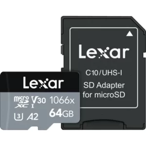 Lexar Micro SD Card TLC 64GB MicroSDXC Card Class 10