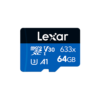 Lexar® (64GB) High-Performance 633x microSDHC™/microSDXC™ UHS-I Card - BLUE Series