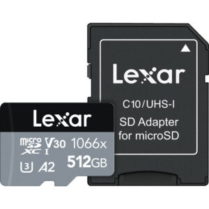 Lexar Micro SD Card TLC 512GB MicroSDXC Card Class 10
