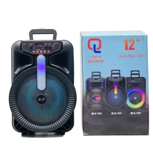 Stereo Wireless Portable Speaker QL 1204 / 12 Inch RGB Speaker