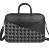 Levelo Belfort Saffiano Laptop Bag with LVL Signature Logo