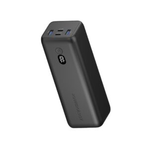 Powerology Onyx 30000mAh Power Bank Dual USB-C And USB-A Ports 110W Fast Charging