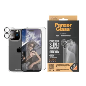 PanzerGlass 3-IN-1 Pack For Iphone 15 Pro Max (6.7)