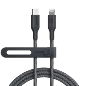 Anker PowerLine 542 USB-C to Lightning (Bio-Nylon) (0.9m/3ft) - Black