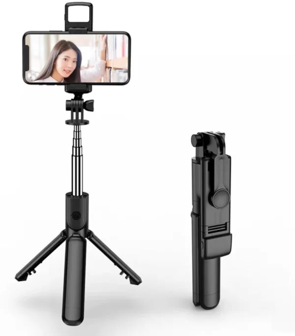 S03 Selfie Stick Integrated Tripod Connect With Bluetooth