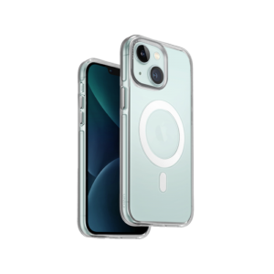 Uniq Hybrid Calio MagSafe Case For IPhone 15 - Nude Transparent
