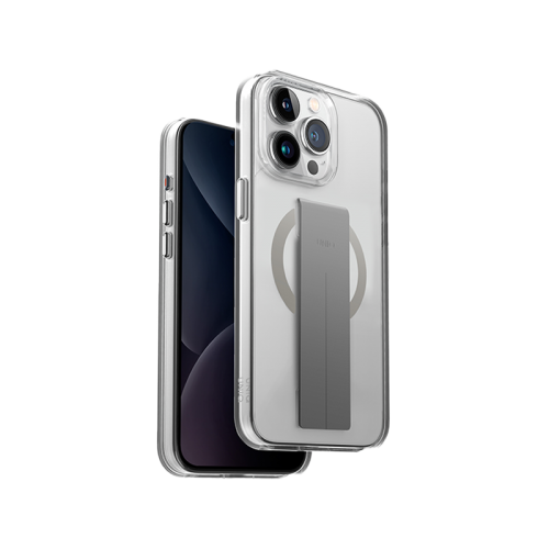 Uniq Hybrid Heldro Mag Case For IPhone 15 Pro - Lucent Clear