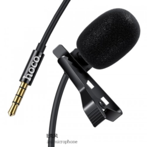 Hoco DI02 Desired Wired Mini Microphone 3.5mm Jack - Black
