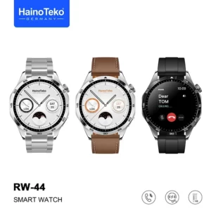 HainoTeko RW-44 Smart Watch With 3 Pairs Strap - Brown